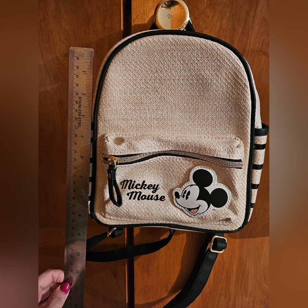 Primark Straw Mini Mickey Mouse Backpack
